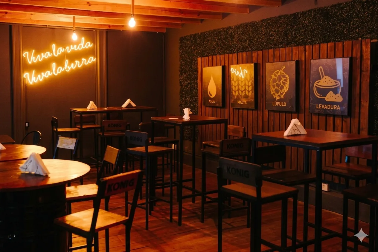 Salón del bar König en Gualeguay, Entre Ríos